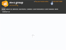 Tablet Screenshot of msgroup.net.au